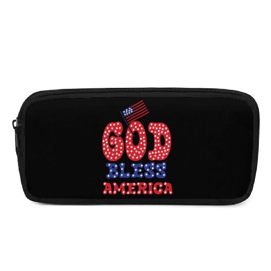 PATRIOTIC DAY GOD BLESS AMERICA Pencil Cases