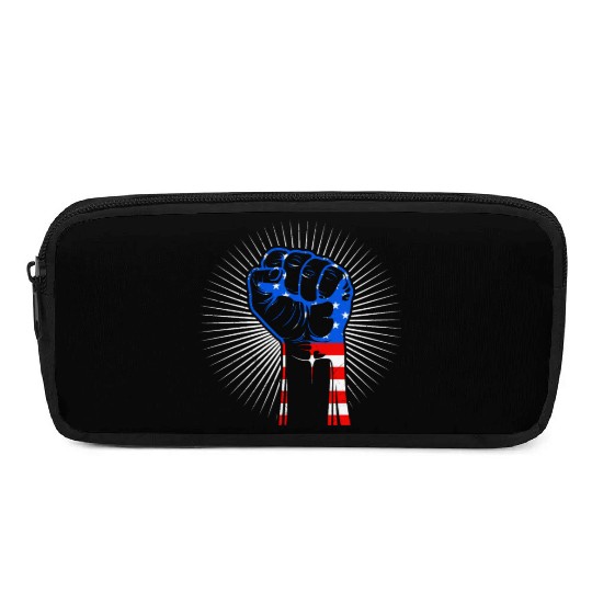 American Fist Stars and Stripes USA Party Pencil Cases