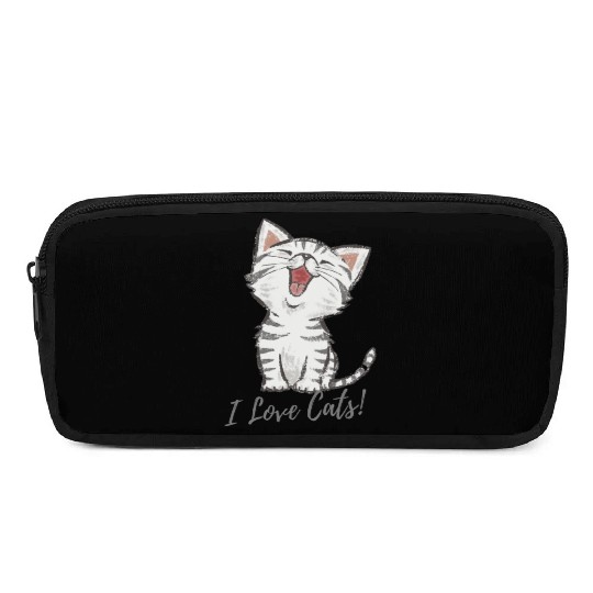 I LOVE CAT Pencil Cases