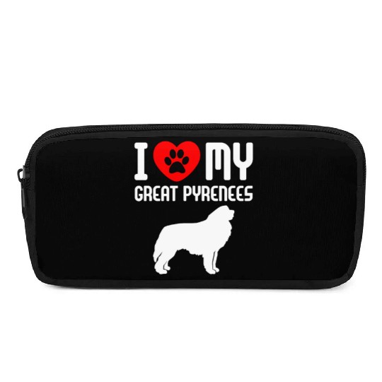 I Love My Great Pyrenees Pencil Cases