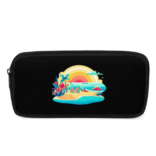 Poolside paradise Pencil Cases