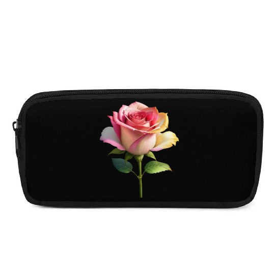 A vintage style of colorful fancy roses. Pencil Cases