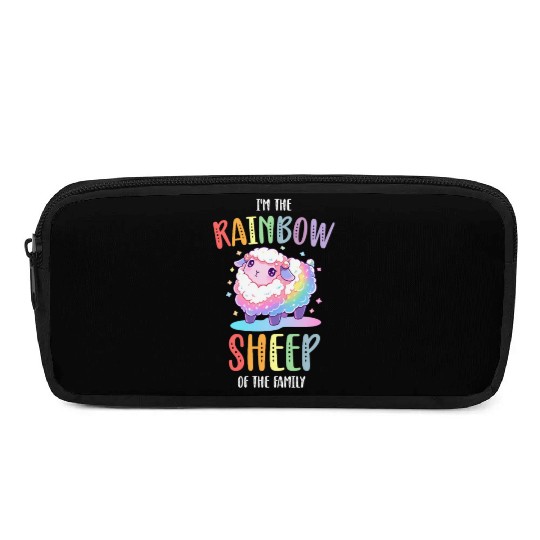 Rainbow Sheep LGBTQ Transgender Pride Community Pencil Cases
