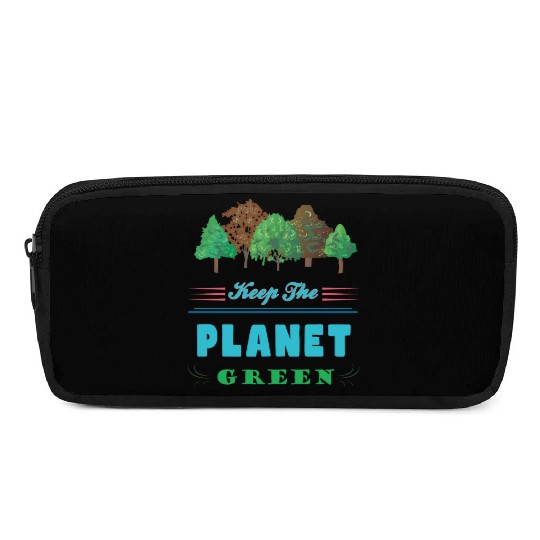 Earth Day Keep The Planet Green Pencil Cases