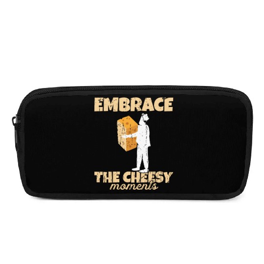 Embrace the cheesy moments - Cheese Pencil Cases