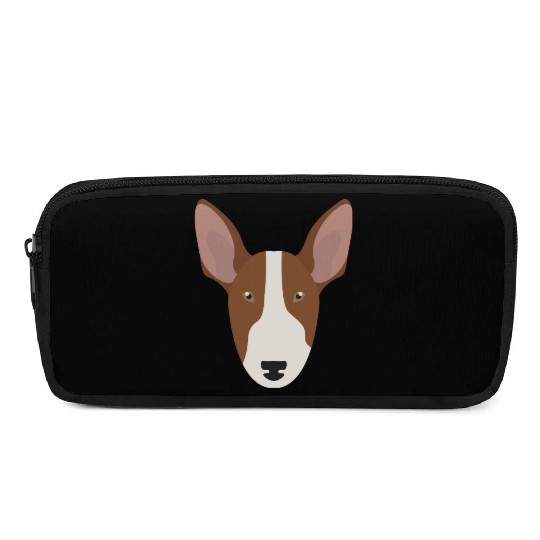 Bull Terrier Face Pencil Cases
