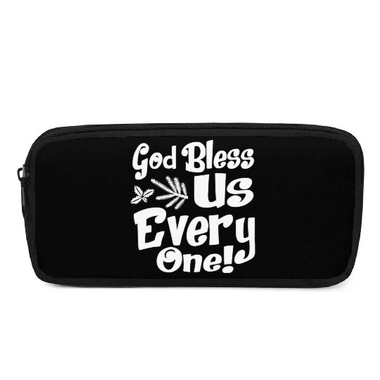 A Christmas Carol Charles Dickens God Bless Us Pencil Cases