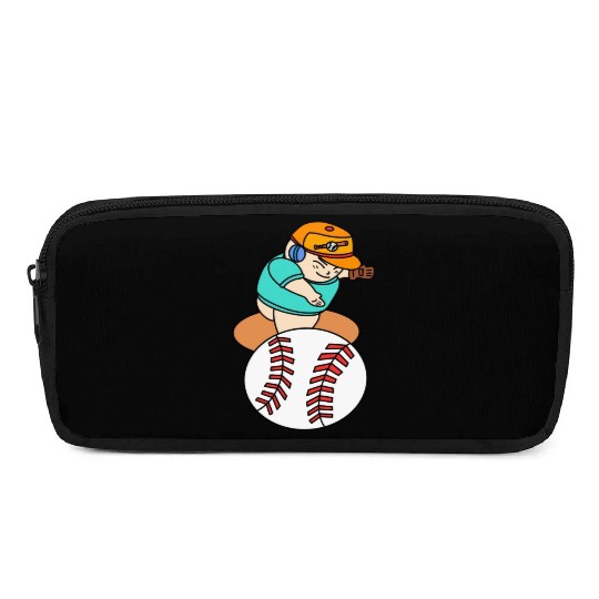 Cute Chibi Baseball Pitcher Pencil Cases