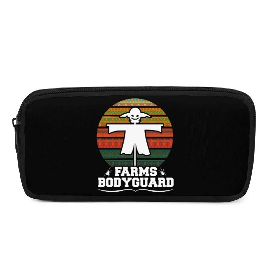 Farm s Bodyguard Farmer Scarecrow Gift Design Idea Pencil Cases