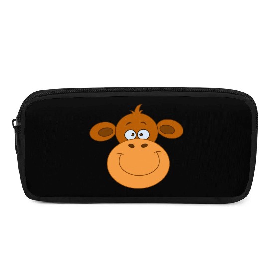 Monkey Face Pencil Cases