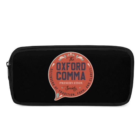 The Oxford Comma Preservation Society Team Oxford Pencil Cases