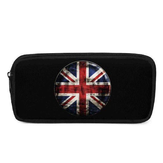 Union Jack Vintage Distressed Pencil Cases