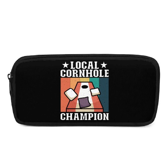 Local Cornhole Champion Bean Bag Lover Pencil Cases