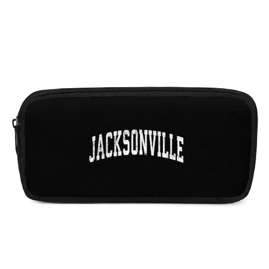 Jacksonville Florida Fl Vintage Varsity Sports Tex Pencil Cases