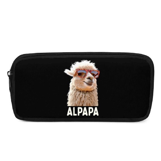 Alpaca Papa Alpapa Lama Dad Alpaca Fathers Day Pencil Cases