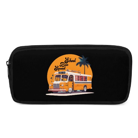 The Nature School bus Pencil Cases design
