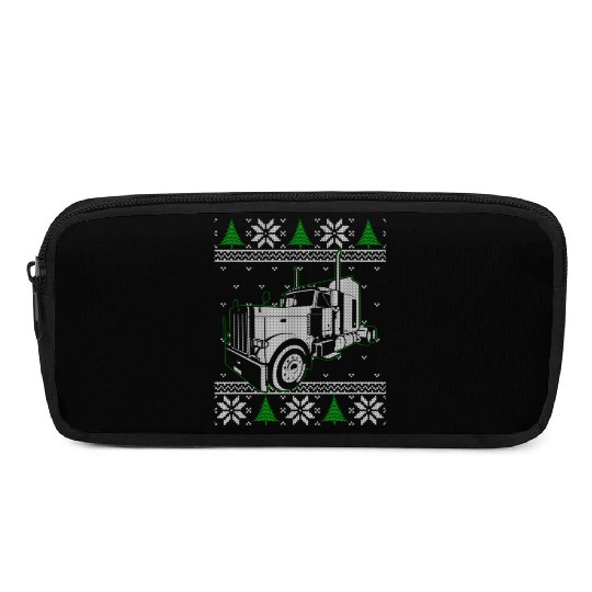 Trucker Ugly Truck Driver Pencil Cases