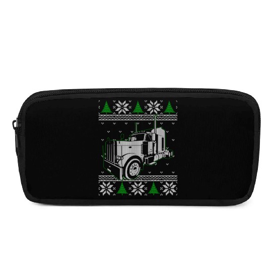 Trucker Ugly Truck Driver Pencil Cases