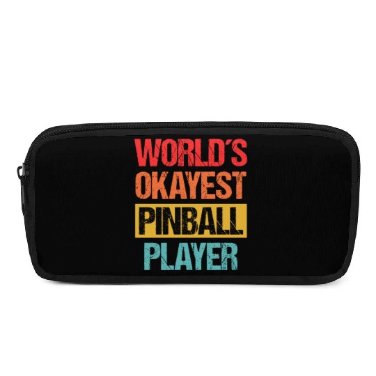 World's Okayest Pinball Player Pencil Cases