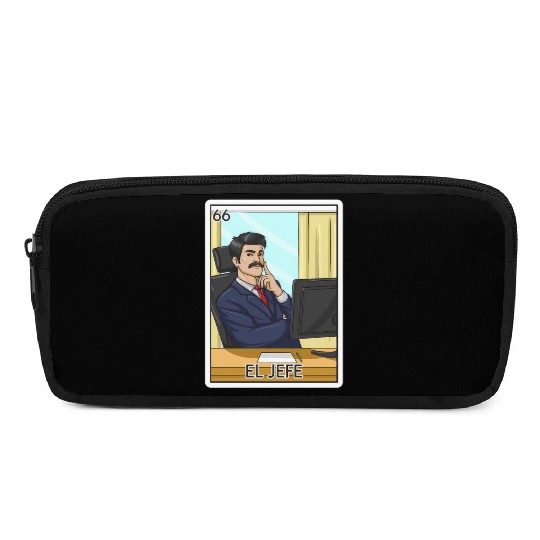 El Jefe The Boss Card Mecan Lottery The Chief Pencil Cases