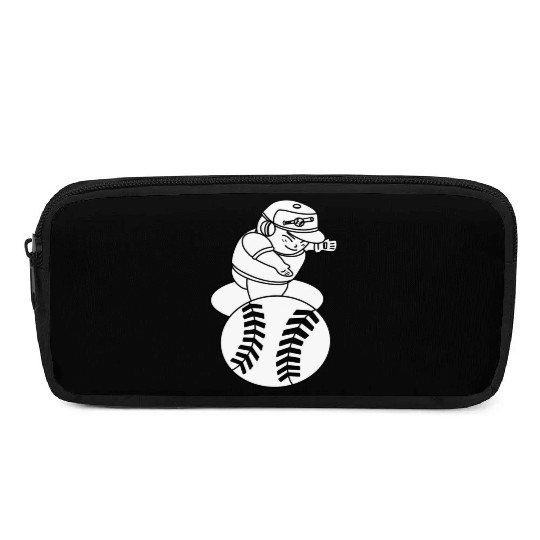 Kawaii Chibi Baseball Pitcher Pencil Cases
