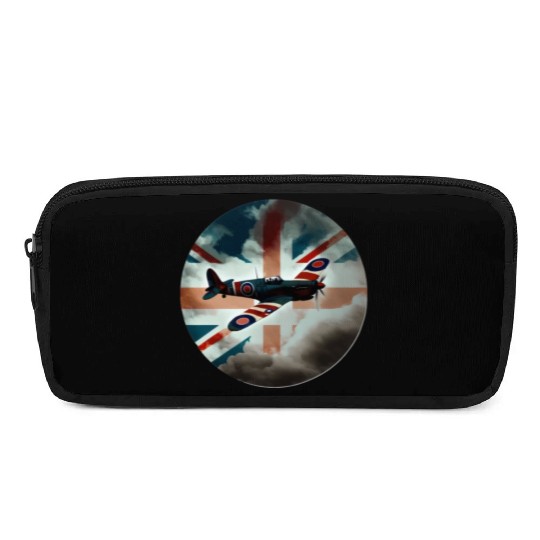 Spitfire Airplane Fighter Plane England UK Pencil Cases