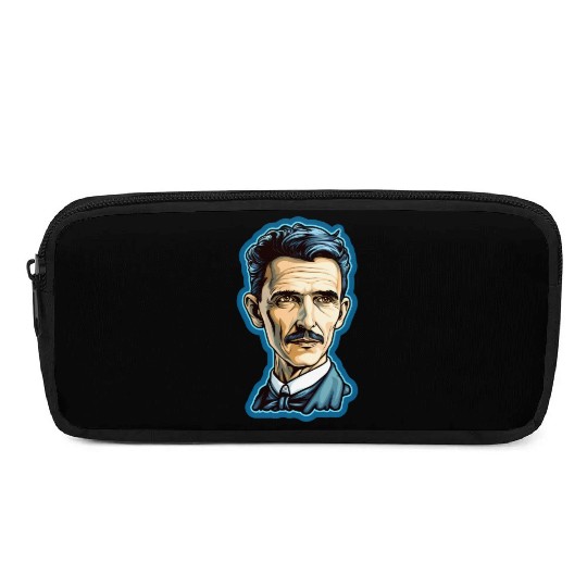 Nikola Tesla Physics Nerd Geek Pencil Cases