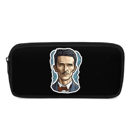 Nikola Tesla Physics Nerd Geek Pencil Cases