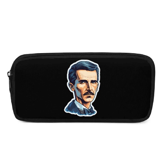 Nikola Tesla Physics Geek Nerd Pencil Cases
