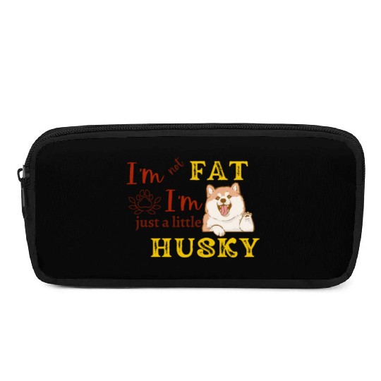 Husky Vibes: Embracing Body Positivity Pencil Cases