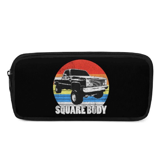 Lifted Square Body Truck Squarebody Pencil Cases