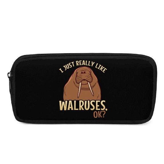 Walrus Walruses Walrus Lover Pencil Cases