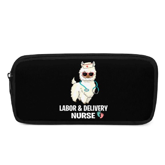 Labor And Delivery Nurse Llama Ld Nurse Week Rn Pencil Cases