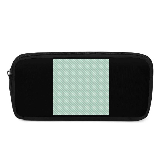 Retro Teal Circles Pattern Pencil Cases