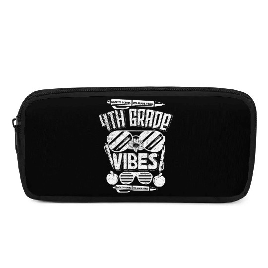 4th Grade Vibes Only Back to School Pencil Cases