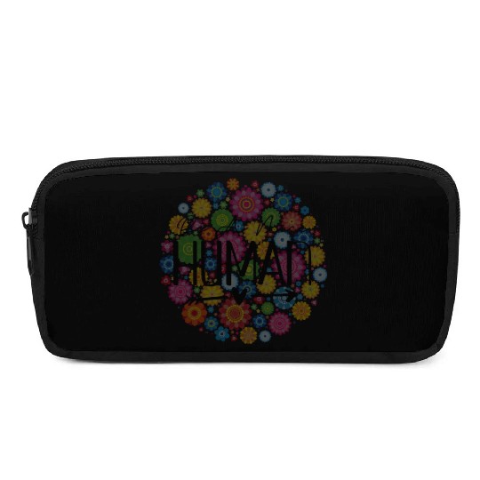 Be A Nice Human: Embrace Peace & Love Pencil Cases