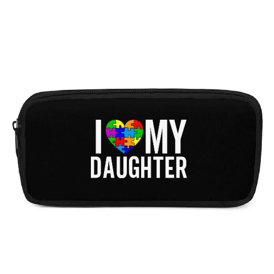 I Love My Daughter Pencil Cases