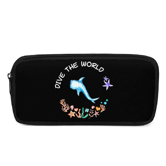 Dive The World Scuba Scuba Diving Ocean Lovers Pencil Cases