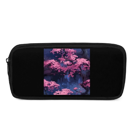 Anime Euphoria: Fantasy Cherry Blossom Dreamscape Pencil Cases