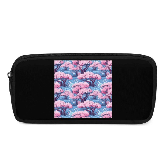 Anime Euphoria: Fantasy Cherry Blossom Dreamscape Pencil Cases