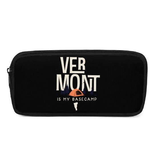 Vermont Is My Base Camp Pencil Cases