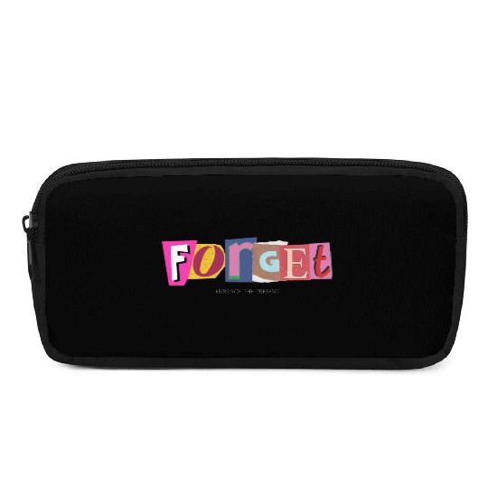 Forget, embrace the present- Positive Vibes Pencil Cases