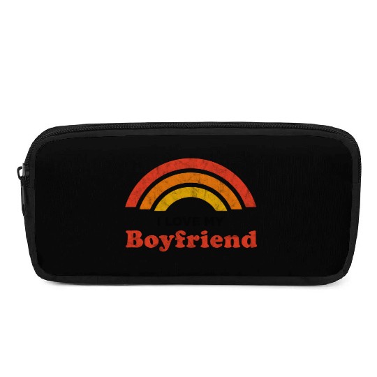 I Love My Boyfriend Pencil Cases