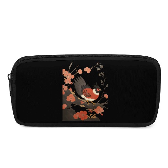 The Bird on the Cherry Blossom Tree Pencil Cases