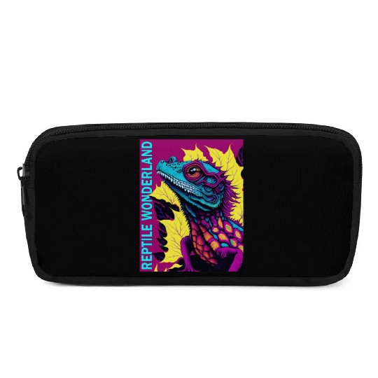 Psychedelic Reptile Wonderland Retro Designs 6 Pencil Cases