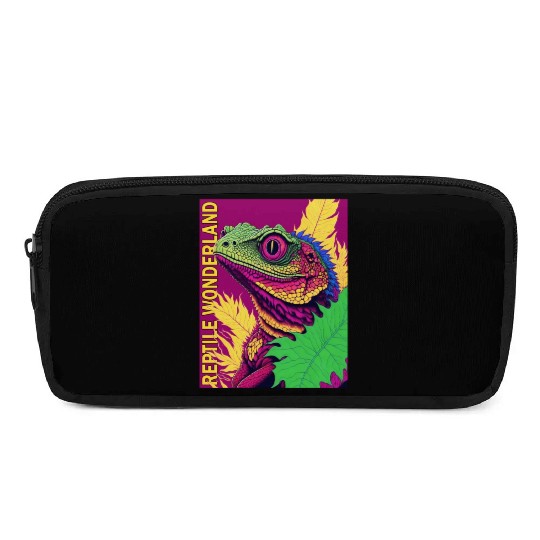 Psychedelic Reptile Wonderland Retro Designs 5 Pencil Cases