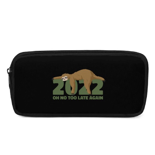Sleeping Sloth Newyear Pencil Cases
