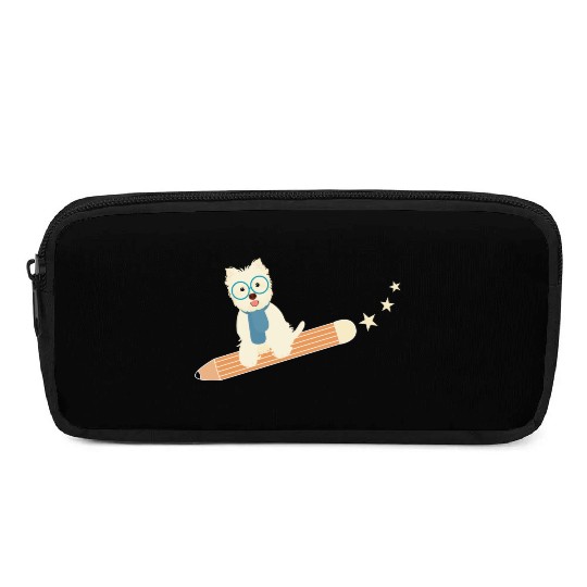 Back To School Student Dog Pencil Cases