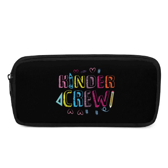 Kinder Crew Kindergarten Preschool Teacher Pencil Cases