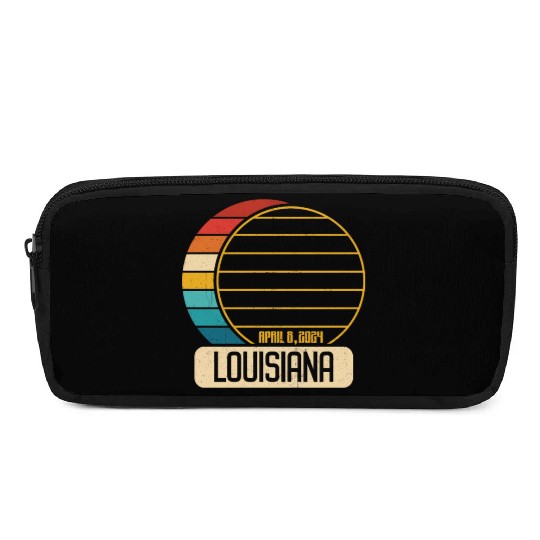 Total Solar Eclipse Louisiana April 28 2024 Pencil Cases